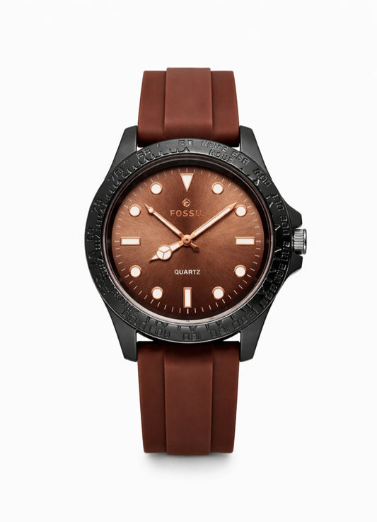 FITROSS WATCH FOR MEN & BOYS BEST QUALITY QUARTZ WATCH BROWN & BLACK COMBO PREMIUM QUALITY