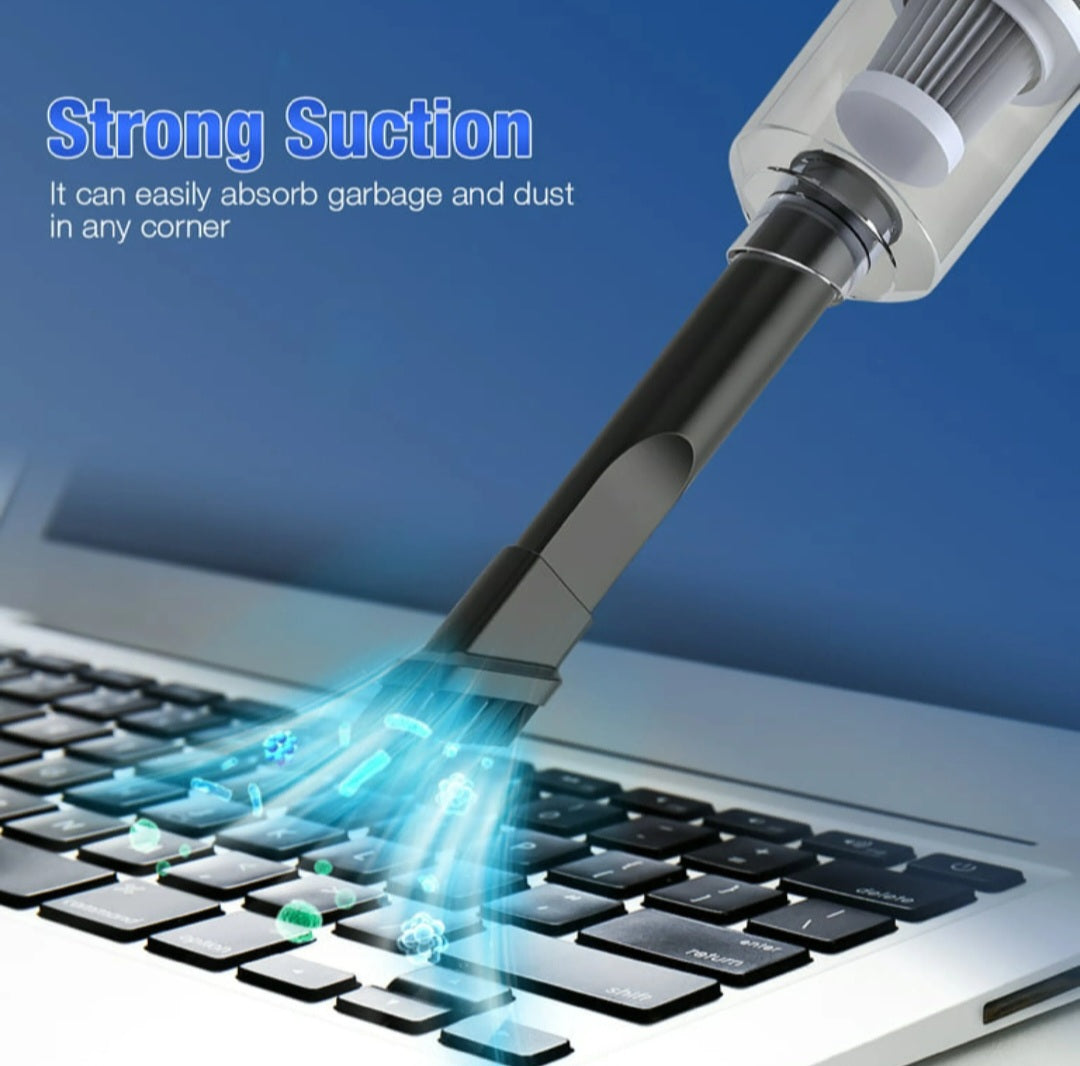 3 in 1 Vacuum Cleaner Rechargeable mini vacuum Cleaner portable handi size best for car & home use & more.