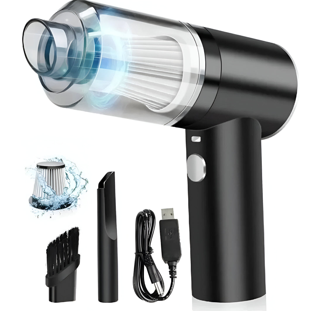 3 in 1 Vacuum Cleaner Rechargeable mini vacuum Cleaner portable handi size best for car & home use & more.